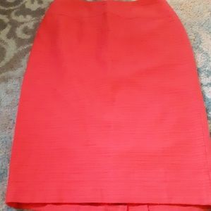 Moulinette soeurs pencil skirt size 4 red